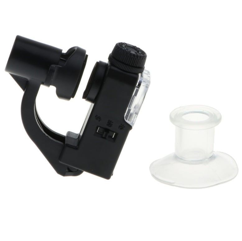 Mobile Phone Clip-on Magnifying Glass With Light And Portable