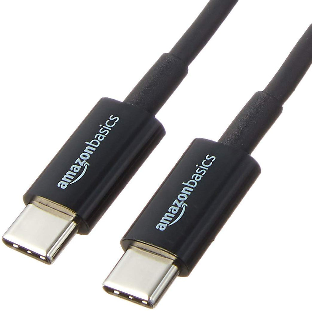 Amazon Basics USB-C to USB-C Fast Charger Cable, 480Mbps Speed, USB-IF Certified, for Fast Charging Apple iPhone 16/15, iPad, MacBook, Samsung Galaxy, Tablets, Laptops, 6 Foot, White