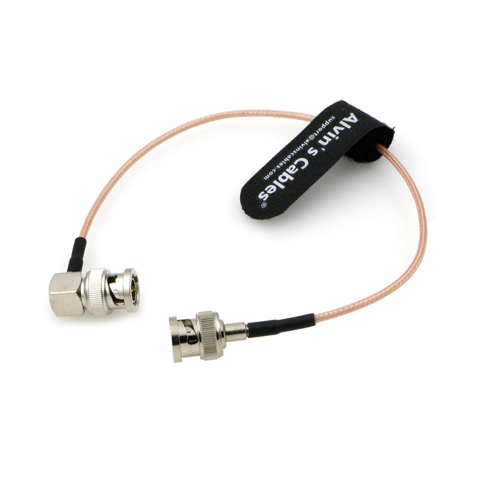 Alvin's Cables 3G SDI Cable BNC to BNC Cable Thin Flexible for Sony FS5| FS7| FX6, for Canon C300, Blackmagic URSA Camera, Atomos Ninja| Shogun Monitor, Right Angle 60CM| 2ft