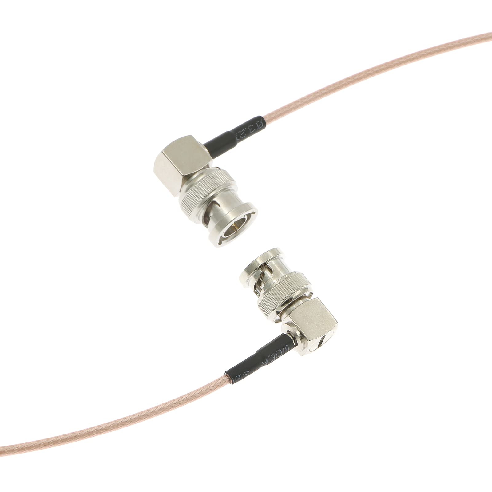 Alvin's Cables 3G SDI Cable BNC to BNC Cable Thin Flexible for Sony FS5| FS7| FX6, for Canon C300, Blackmagic URSA Camera, Atomos Ninja| Shogun Monitor, Right Angle 60CM| 2ft