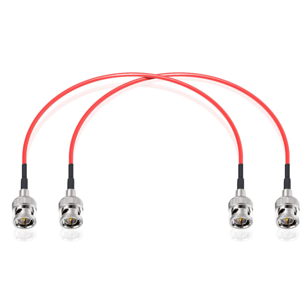 Superbat 2ft BNC Male to Male HD HDSDI 3G 4K 6K Video Cable for Splitter Converter Monitor Switcher, Supports HD-SDI/3G-SDI Video (2-Pack)