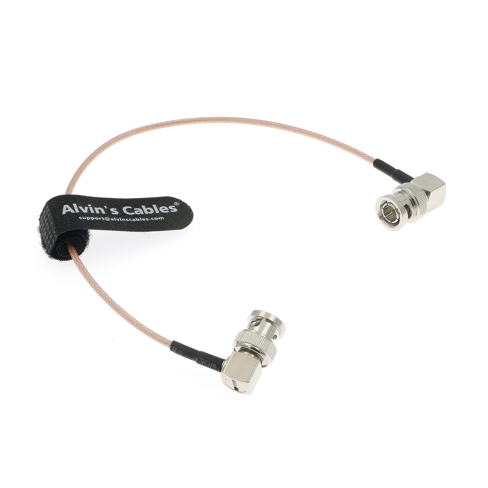 Alvin's Cables 3G SDI Cable BNC to BNC Cable Thin Flexible for Sony FS5| FS7| FX6, for Canon C300, Blackmagic URSA Camera, Atomos Ninja| Shogun Monitor, Right Angle 60CM| 2ft