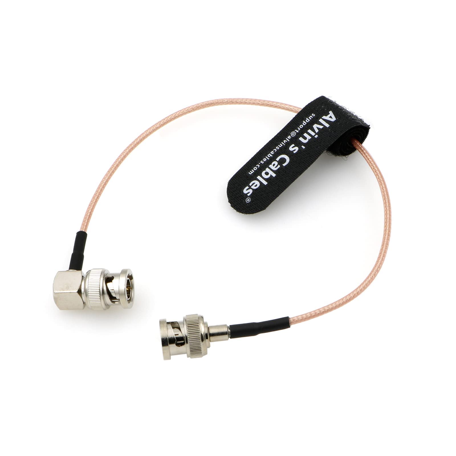 Alvin's Cables 3G SDI Cable BNC to BNC Cable Thin Flexible for Sony FS5| FS7| FX6, for Canon C300, Blackmagic URSA Camera, Atomos Ninja| Shogun Monitor, Right Angle 60CM| 2ft