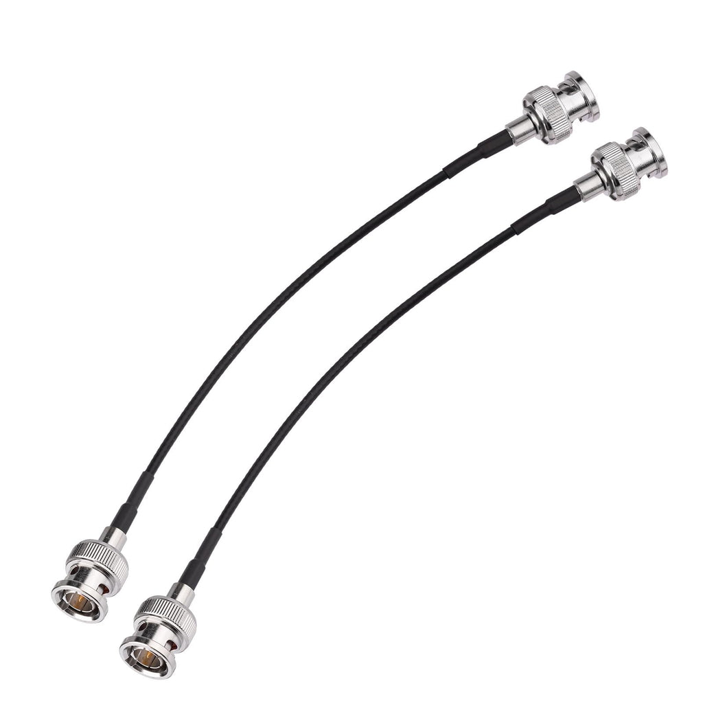 Superbat 2ft BNC Male to Male HD HDSDI 3G 4K 6K Video Cable for Splitter Converter Monitor Switcher, Supports HD-SDI/3G-SDI Video (2-Pack)