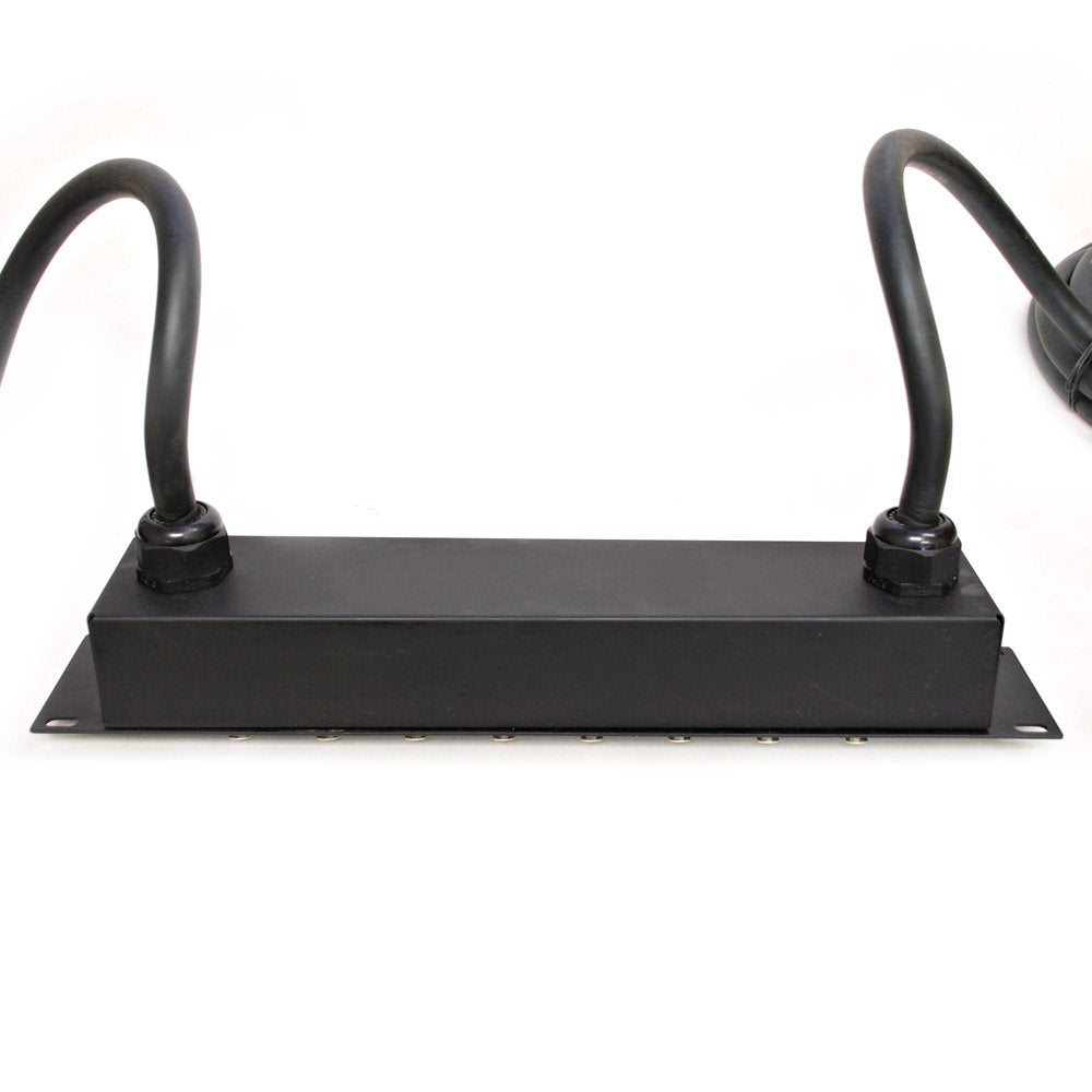 Seismic Audio SARMSS-16x515 Rack Mount 16 Channel XLR TRS Combo Splitter Snake Cable - 5' & 15' XLR trunks