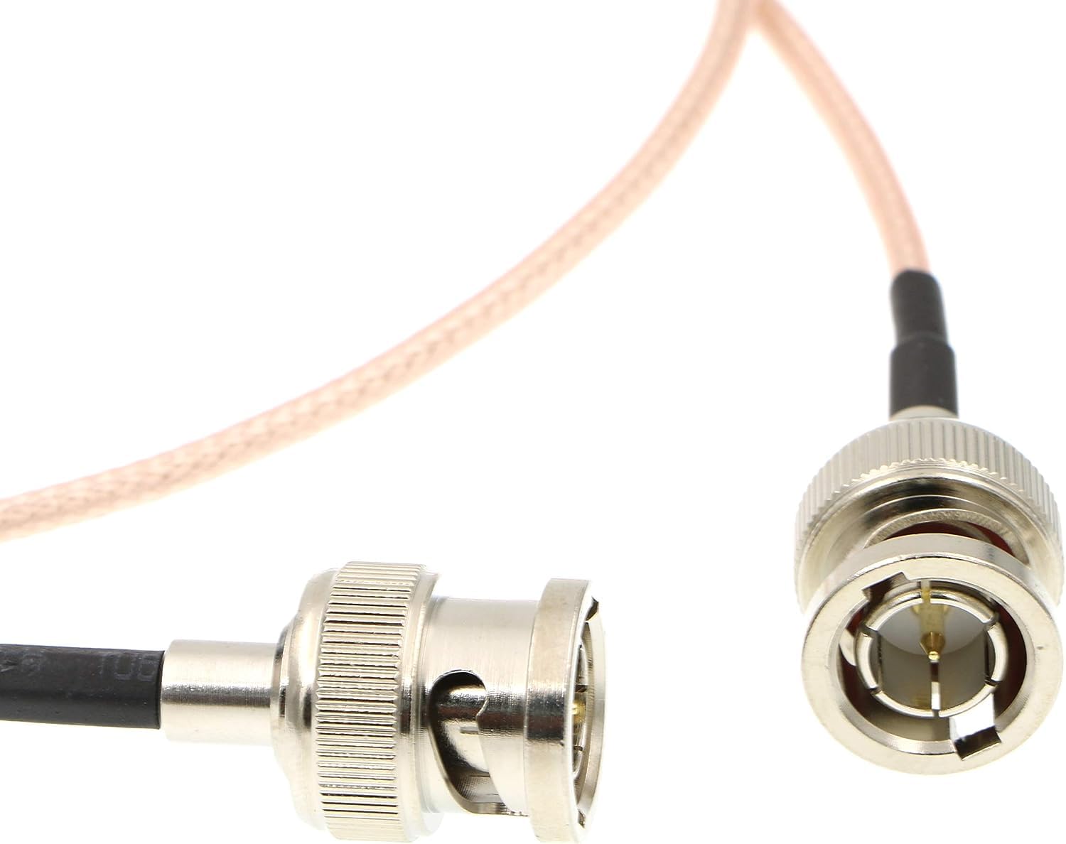 Alvin's Cables 3G SDI Cable BNC to BNC Cable Thin Flexible for Sony FS5| FS7| FX6, for Canon C300, Blackmagic URSA Camera, Atomos Ninja| Shogun Monitor, Right Angle 60CM| 2ft