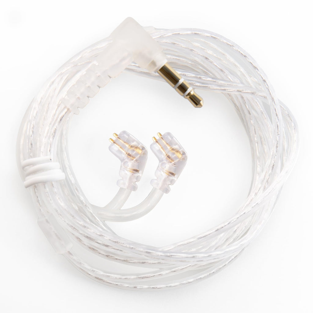 KZ CCA 2PIN IEM Earphone Cable, 4 Core High-Purity Copper Twisted IEMs Replacement Cable, Earbud Headphone Replacement Copper Extension Cable for KZ ZST ZSTX EDX ES4 AS10 CCA C10 C16 TRN V80 V90