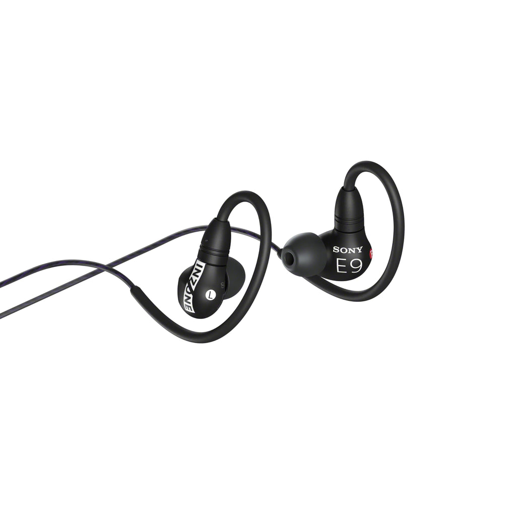 Sony INZONE E9 Wired in-Ear Monitor for Gaming, Tuned for FPS Games, Sound Isolating Earbuds, Comfortable Fit, Low Profile Design, 360 Spatial Sound, Case Included, Developed with Fnatic, Black