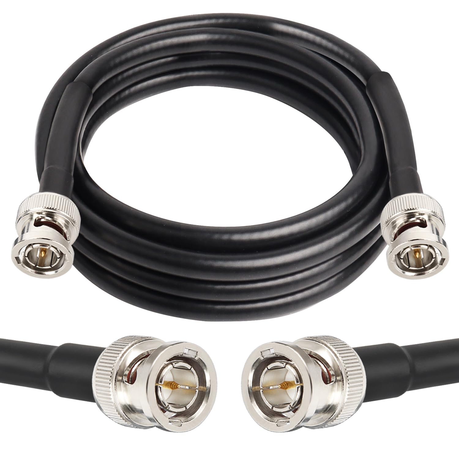 XRDS -RF 75FT SDI Cable, BNC Male Digital Video Cable 75 Ohm RG59 BNC Cables Supports HD-SDI/3G/6G-SDI/4K/8K