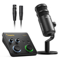 MAONO USB Audio Interface for PC: Interface with XLR Input 24-bit/192kHz Routing Software LOOPBACK ASIO Driver for Recording Music, Home-Studio, Guitar, Podcast, Streaming, DAW(PS22 Lite Black)