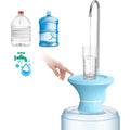 Water Dispenser for 5 Gallon Bottle, Electric Drinking Water Bottle Pump for 2-5 Gallon Jugs, USB Rechargeable Water Pump with 2 Switch Control for Home, Office, Camping