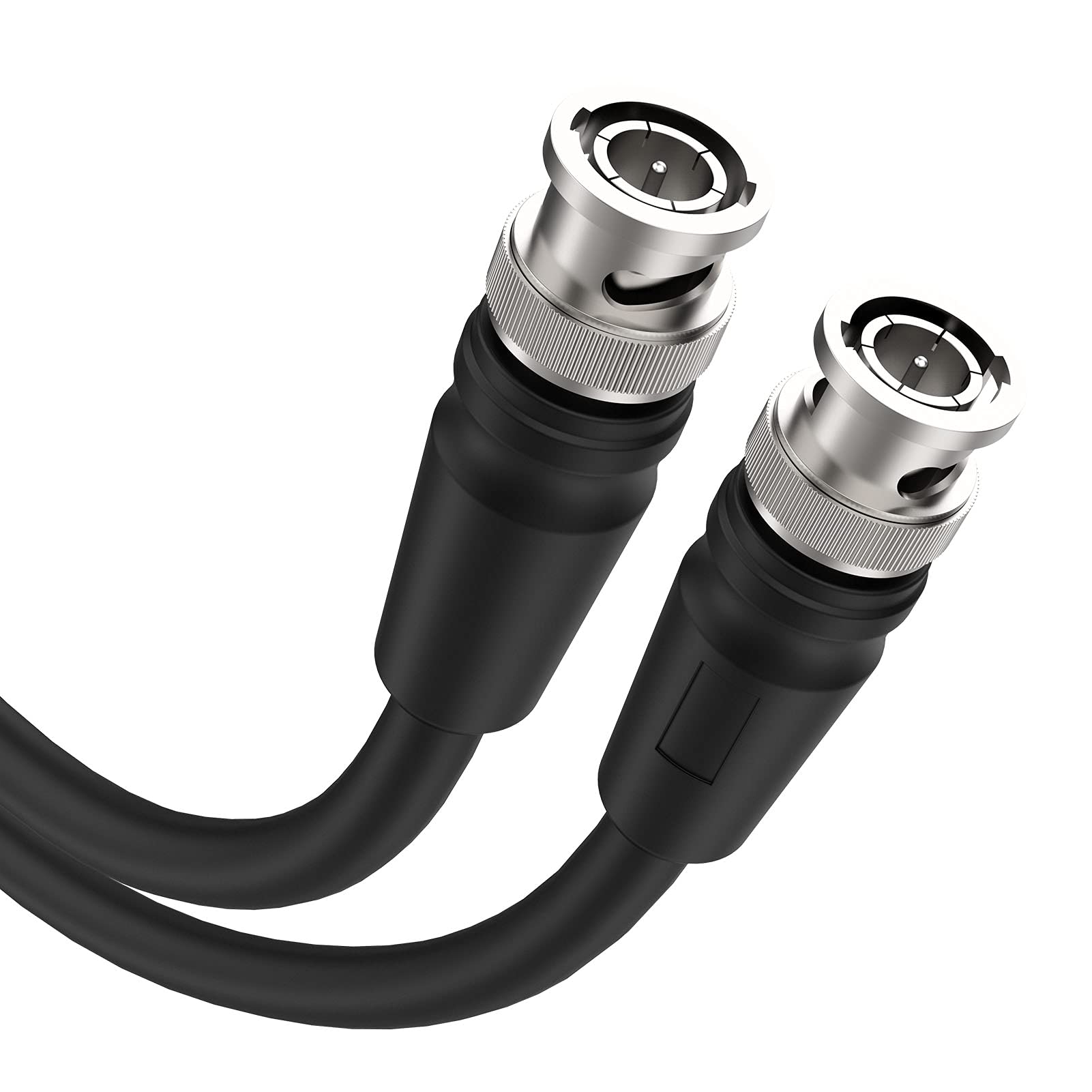 12G SDI Cable 25FT, 16AWG RG11 Supports 12G/6G/3G/HD-SDI, 4K 60Hz BNC Cable for Blackmagic, Security Camera