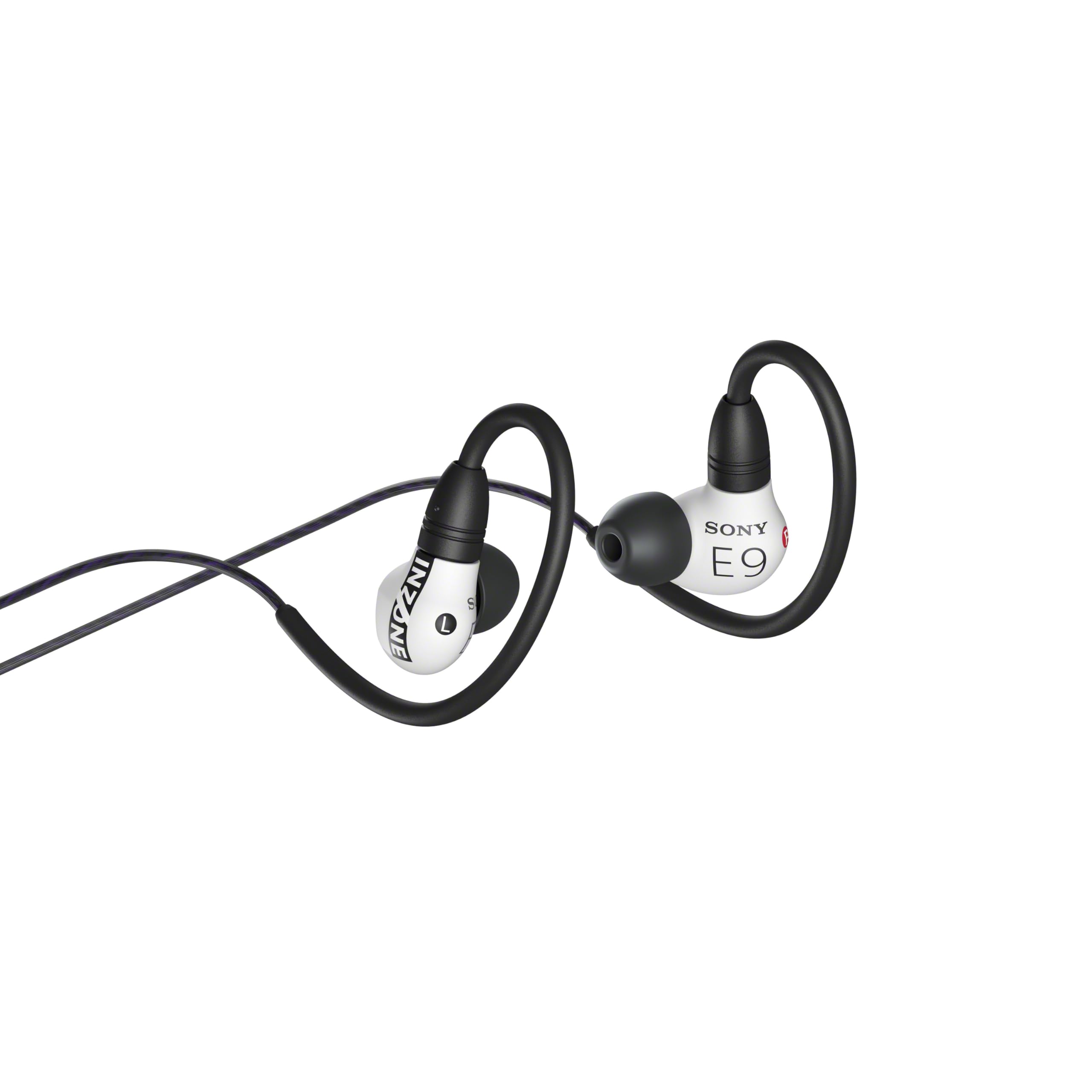 Sony INZONE E9 Wired in-Ear Monitor for Gaming, Tuned for FPS Games, Sound Isolating Earbuds, Comfortable Fit, Low Profile Design, 360 Spatial Sound, Case Included, Developed with Fnatic, Black