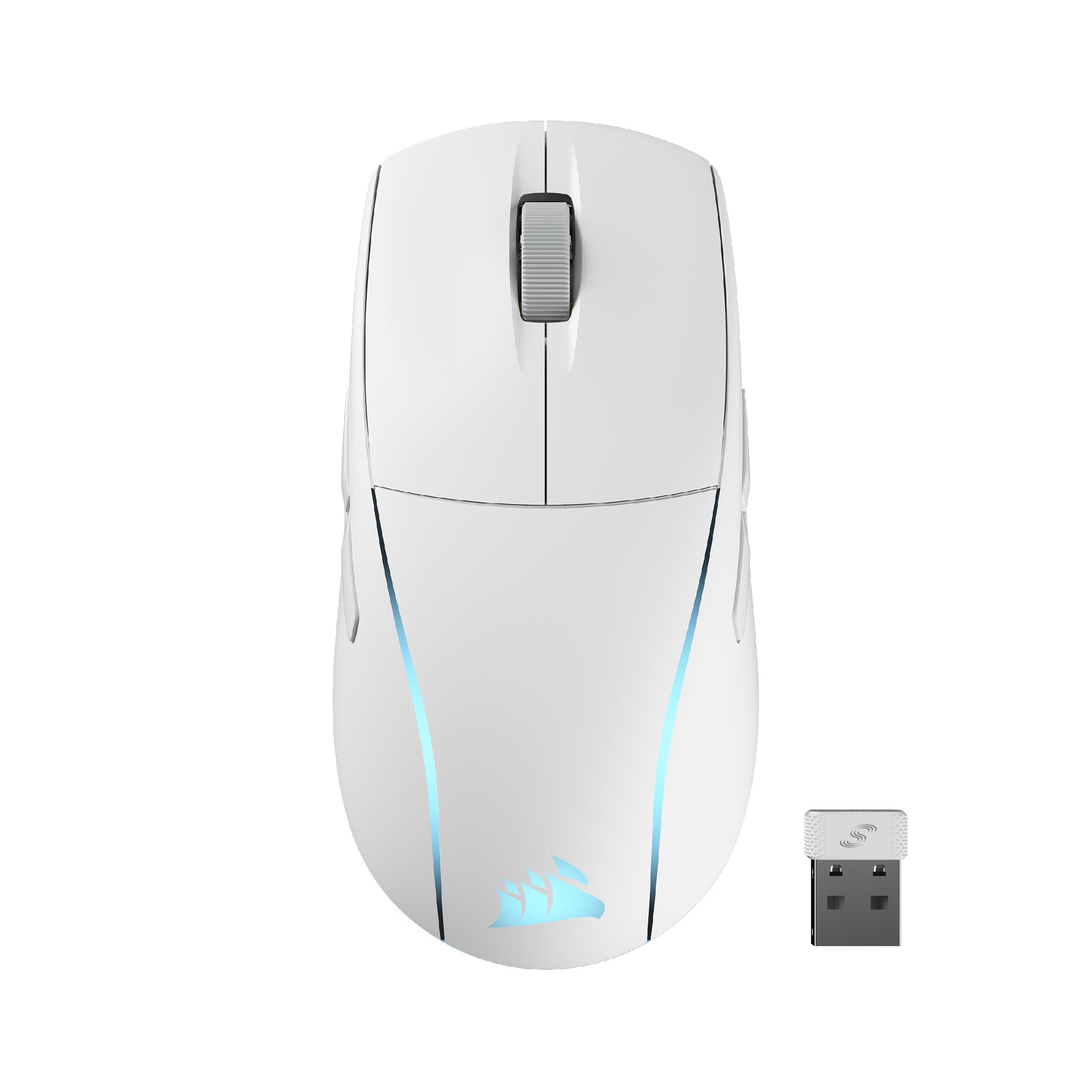 Corsair M75 Wireless Gaming Mouse - 26,000 DPI, Lightweight FPS Design, Swappable Side Buttons, iCUE Compatible, Black