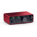 Focusrite Scarlett 2i2 4th Gen USB Audio Interface for Recording, Songwriting, Streaming and Podcasting — High-Fidelity, Studio Quality Recording, and All the Software You Need to Record