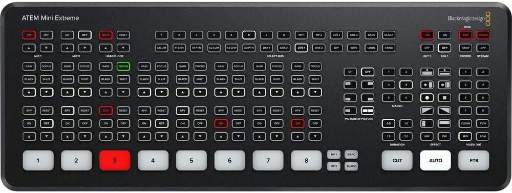Blackmagic Design ATEM Mini Extreme HDMI Live Stream Switcher (SWATEMMINICEXT)