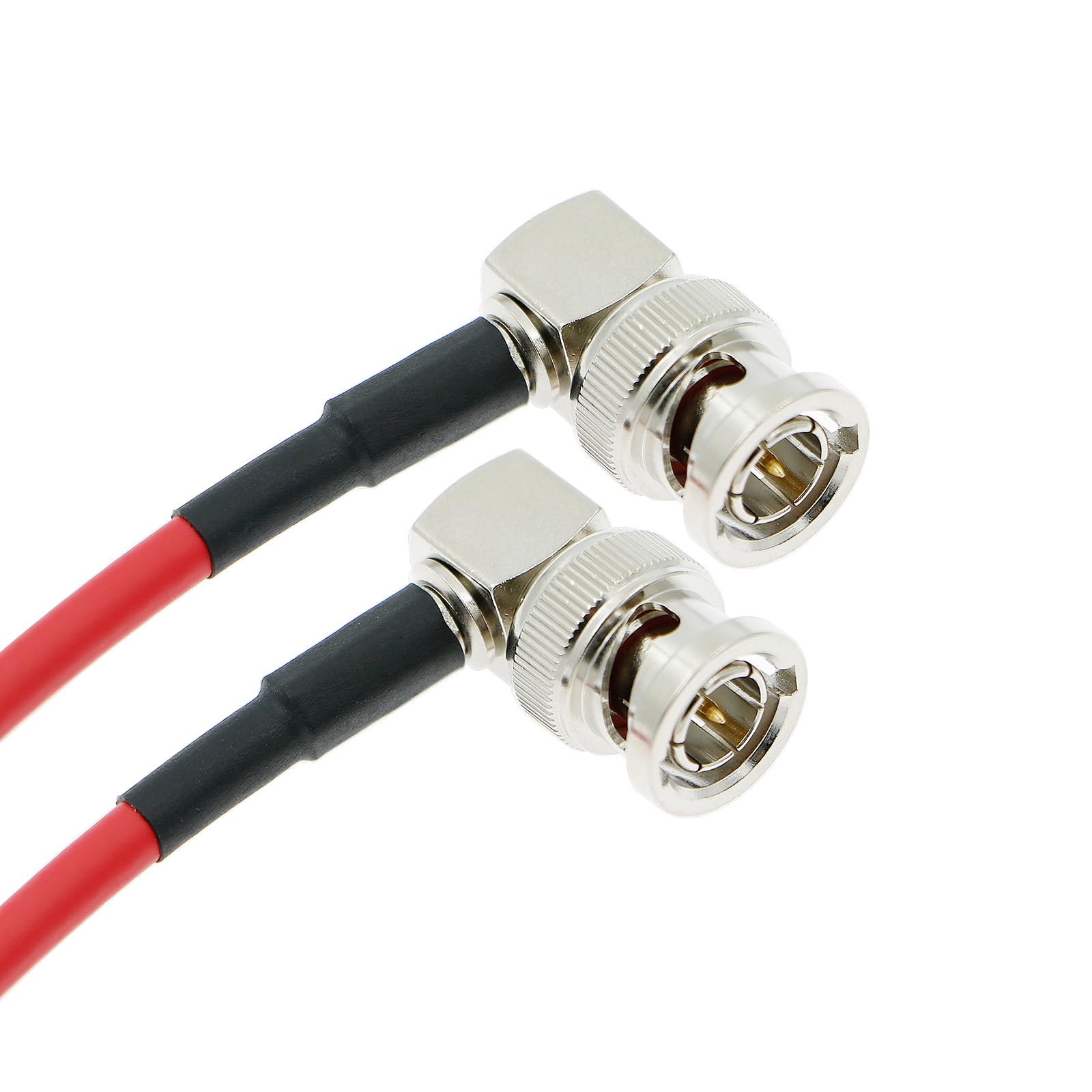 Alvin's Cables 12G SDI Cable Flexible, BNC Male to Male Right Angle for RED Komodo| Atomos Monitor 75 Ohm Shielded Cable for 4K Video Camera 50cm|19in