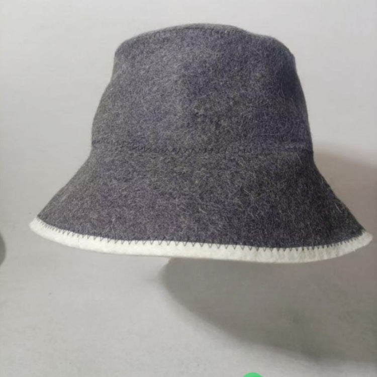 Water-Absorbing, Warm Wool Sauna Fisherman Bath Hat