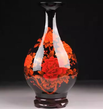 Ceramic Vase Modern And Stylish Display Rack Ceramic Bottle Ornament