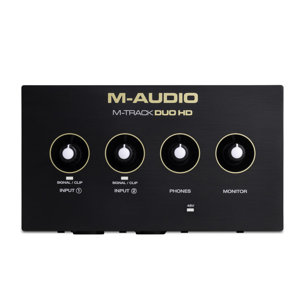 M-AUDIO M-Track Duo USB Audio Interface for Recording, Streaming and Podcasting with Dual XLR, Line and DI Inputs, plus a Software Suite Included