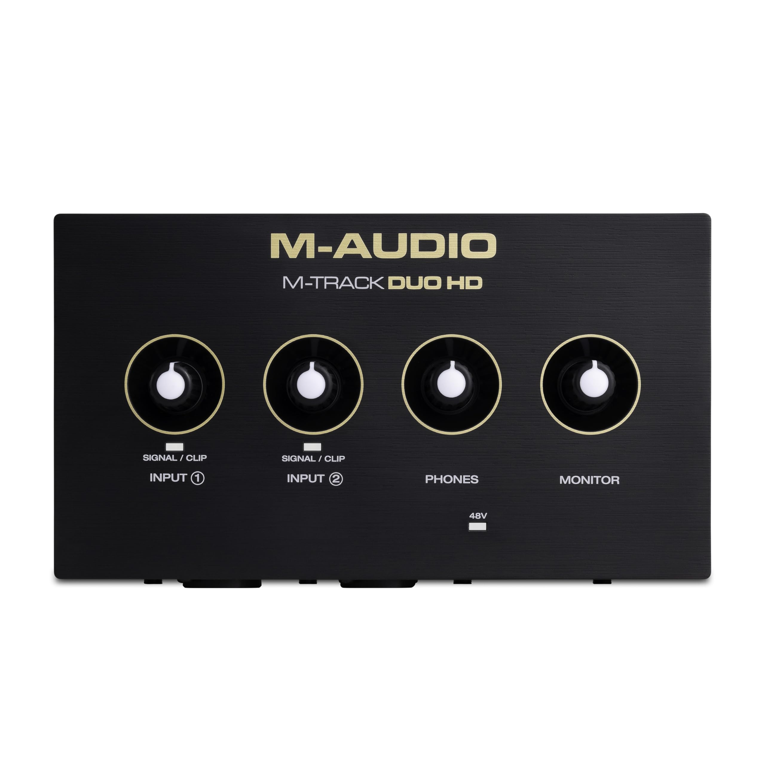 M-AUDIO M-Track Duo USB Audio Interface for Recording, Streaming and Podcasting with Dual XLR, Line and DI Inputs, plus a Software Suite Included