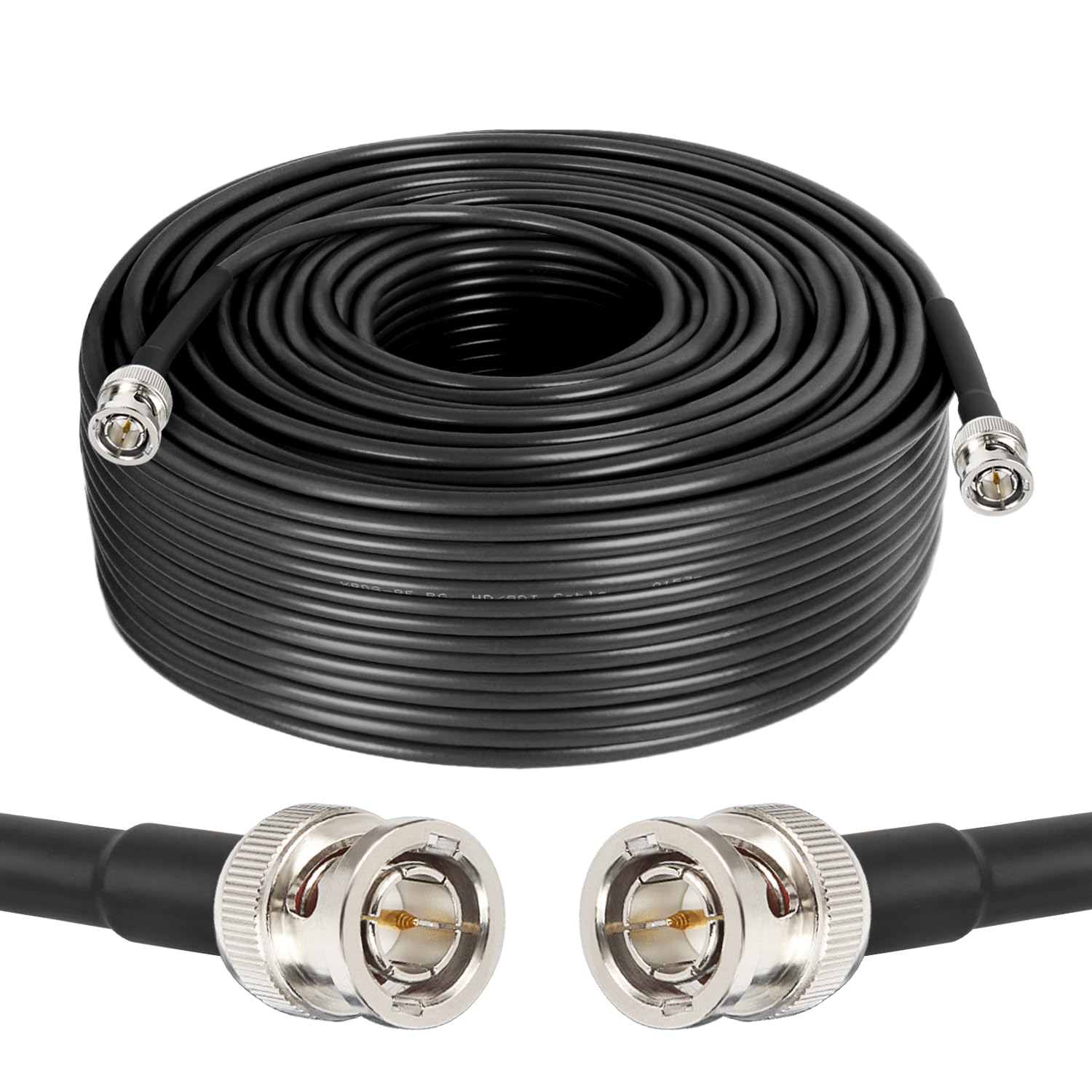 XRDS -RF 75FT SDI Cable, BNC Male Digital Video Cable 75 Ohm RG59 BNC Cables Supports HD-SDI/3G/6G-SDI/4K/8K