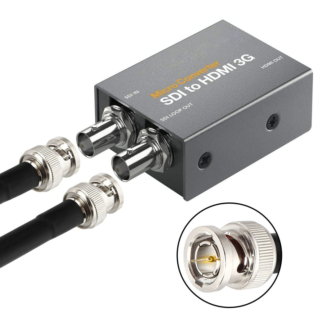 XRDS -RF 75FT SDI Cable, BNC Male Digital Video Cable 75 Ohm RG59 BNC Cables Supports HD-SDI/3G/6G-SDI/4K/8K