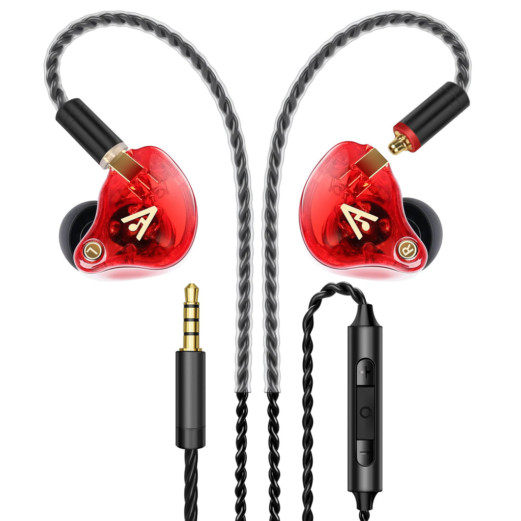 Vibes 202MC USB-C Wired Earbuds - USBC HiFi in Ear Headphones for iPhone 17/16/15 - Noise Isolating Ear Buds w/ Mic - Clear Sound, Deep Bass & Comfort-Fit Earphones - Silver Plated Cord, Carrying Case