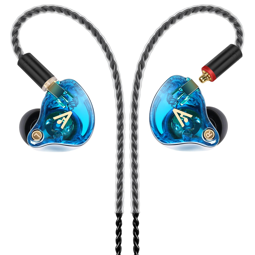 Vibes 202MC USB-C Wired Earbuds - USBC HiFi in Ear Headphones for iPhone 17/16/15 - Noise Isolating Ear Buds w/ Mic - Clear Sound, Deep Bass & Comfort-Fit Earphones - Silver Plated Cord, Carrying Case
