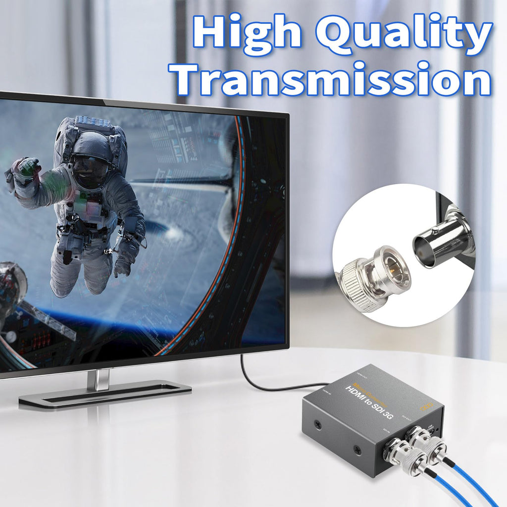 Superbat 2ft BNC Male to Male HD HDSDI 3G 4K 6K Video Cable for Splitter Converter Monitor Switcher, Supports HD-SDI/3G-SDI Video (2-Pack)