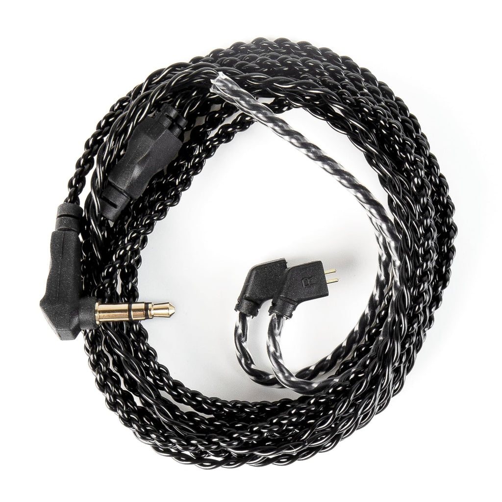 KZ CCA 2PIN IEM Earphone Cable, 4 Core High-Purity Copper Twisted IEMs Replacement Cable, Earbud Headphone Replacement Copper Extension Cable for KZ ZST ZSTX EDX ES4 AS10 CCA C10 C16 TRN V80 V90