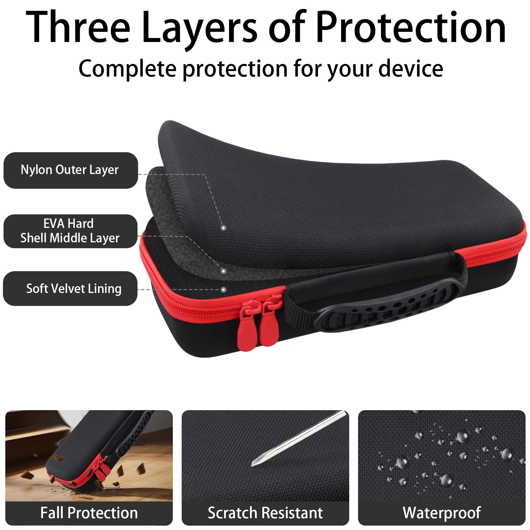 co2CREA Hard Carrying Case Compatible with Blackmagic Design ATEM Mini Extreme & ATEM Mini Extreme ISO, Protective Storage Case for ATEM Switcher HDMI Live Stream Video Mixer