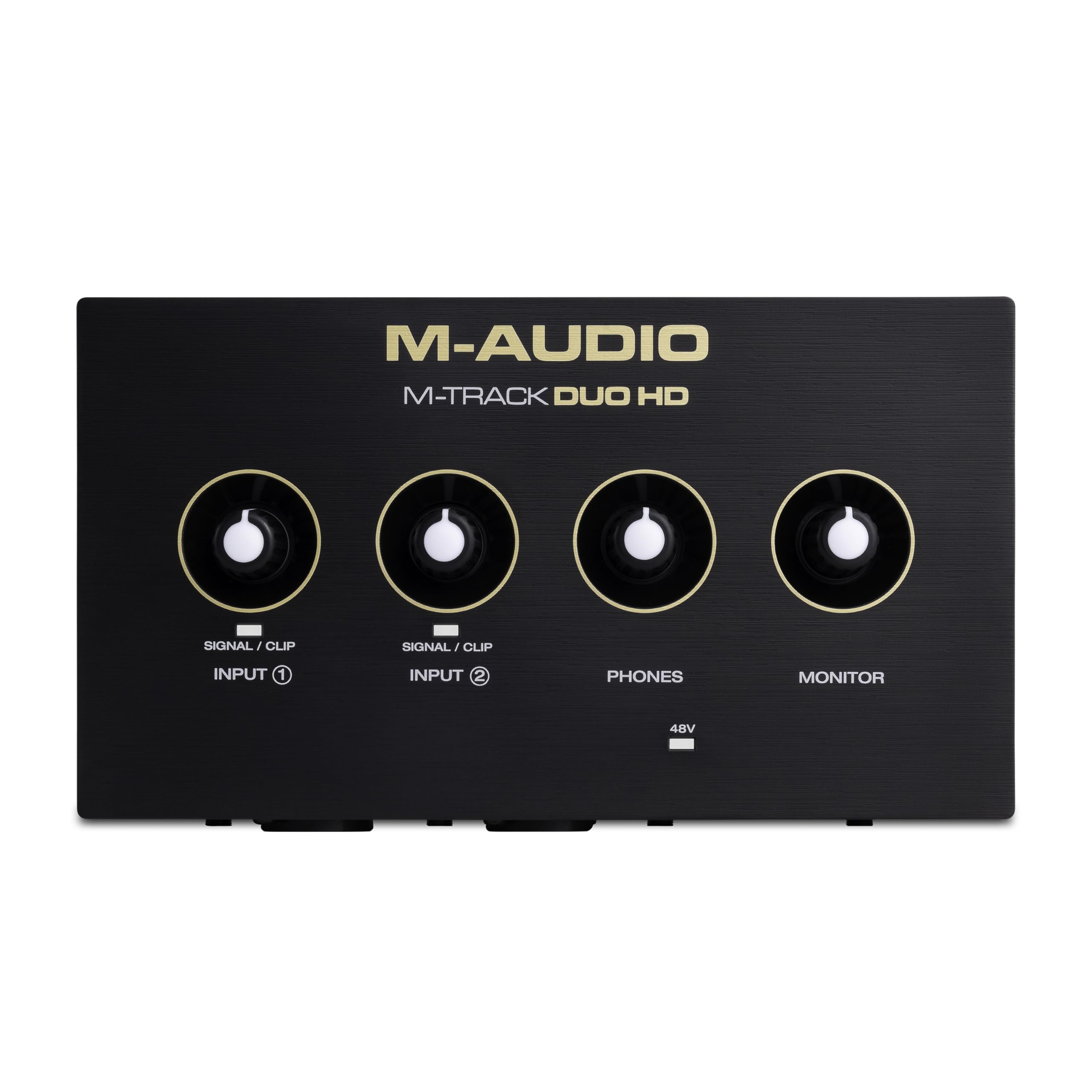 M-AUDIO M-Track Duo USB Audio Interface for Recording, Streaming and Podcasting with Dual XLR, Line and DI Inputs, plus a Software Suite Included