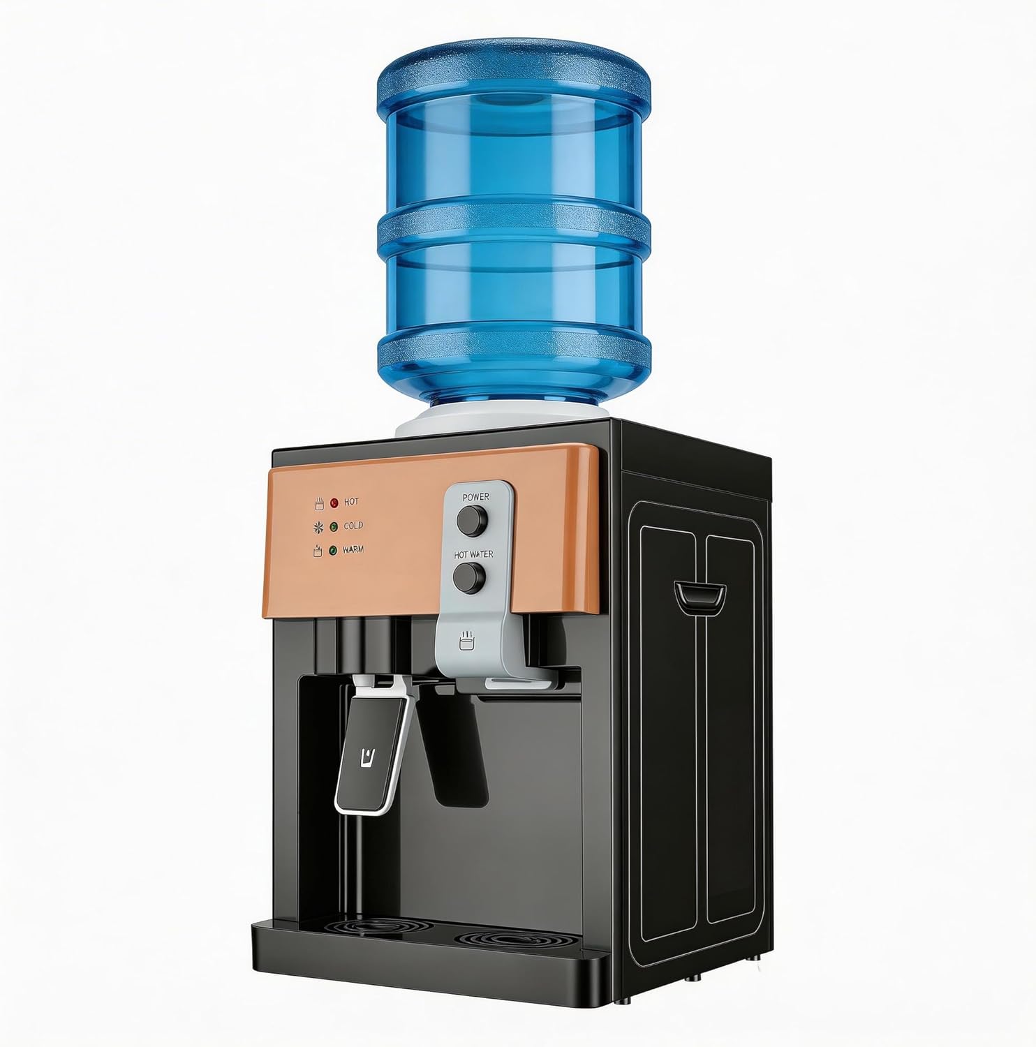 Water Cooler Dispenser 5 Gallon Bottle Top Loading Dispenser Hot and Cold Water for Offices Home