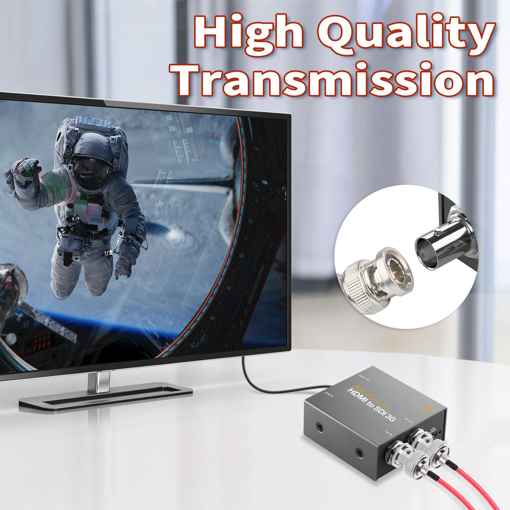 Superbat 2ft BNC Male to Male HD HDSDI 3G 4K 6K Video Cable for Splitter Converter Monitor Switcher, Supports HD-SDI/3G-SDI Video (2-Pack)