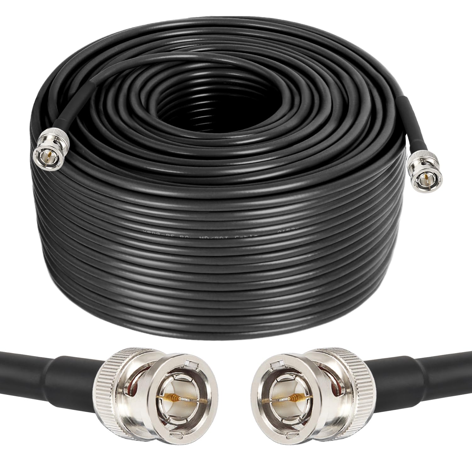 XRDS -RF 75FT SDI Cable, BNC Male Digital Video Cable 75 Ohm RG59 BNC Cables Supports HD-SDI/3G/6G-SDI/4K/8K