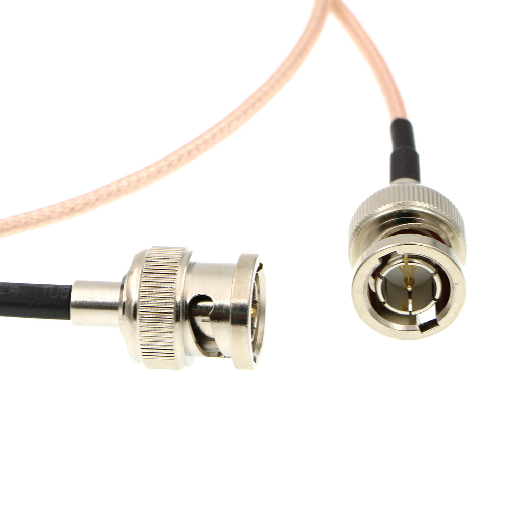 Alvin's Cables 3G SDI Cable BNC to BNC Cable Thin Flexible for Sony FS5| FS7| FX6, for Canon C300, Blackmagic URSA Camera, Atomos Ninja| Shogun Monitor, Right Angle 60CM| 2ft