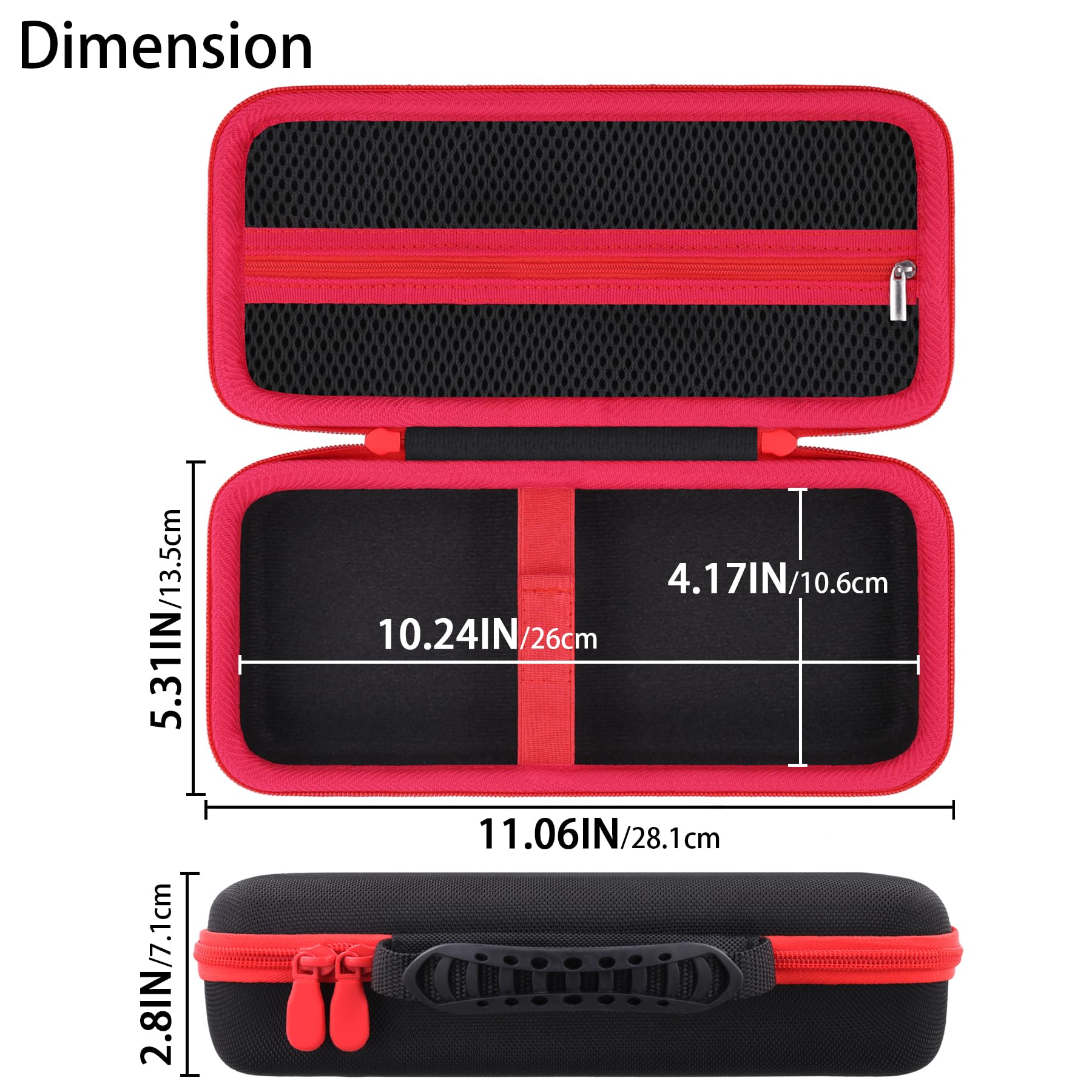co2CREA Hard Carrying Case Compatible with Blackmagic Design ATEM Mini Extreme & ATEM Mini Extreme ISO, Protective Storage Case for ATEM Switcher HDMI Live Stream Video Mixer