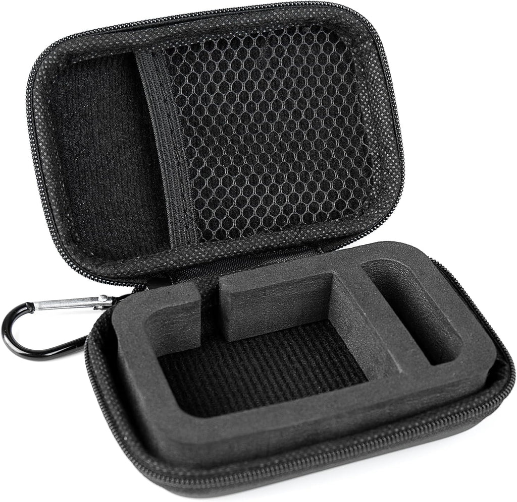 Estuche IEM KZ ZS10 Pro para monitor intrauricular, estuche para auriculares CCZ ZC02 con mosquetón, bolsa de almacenamiento de viaje EVA para CCA CRA, Shure SE215, Moondrop Chu, CCZ Melody, KBEAR KS1