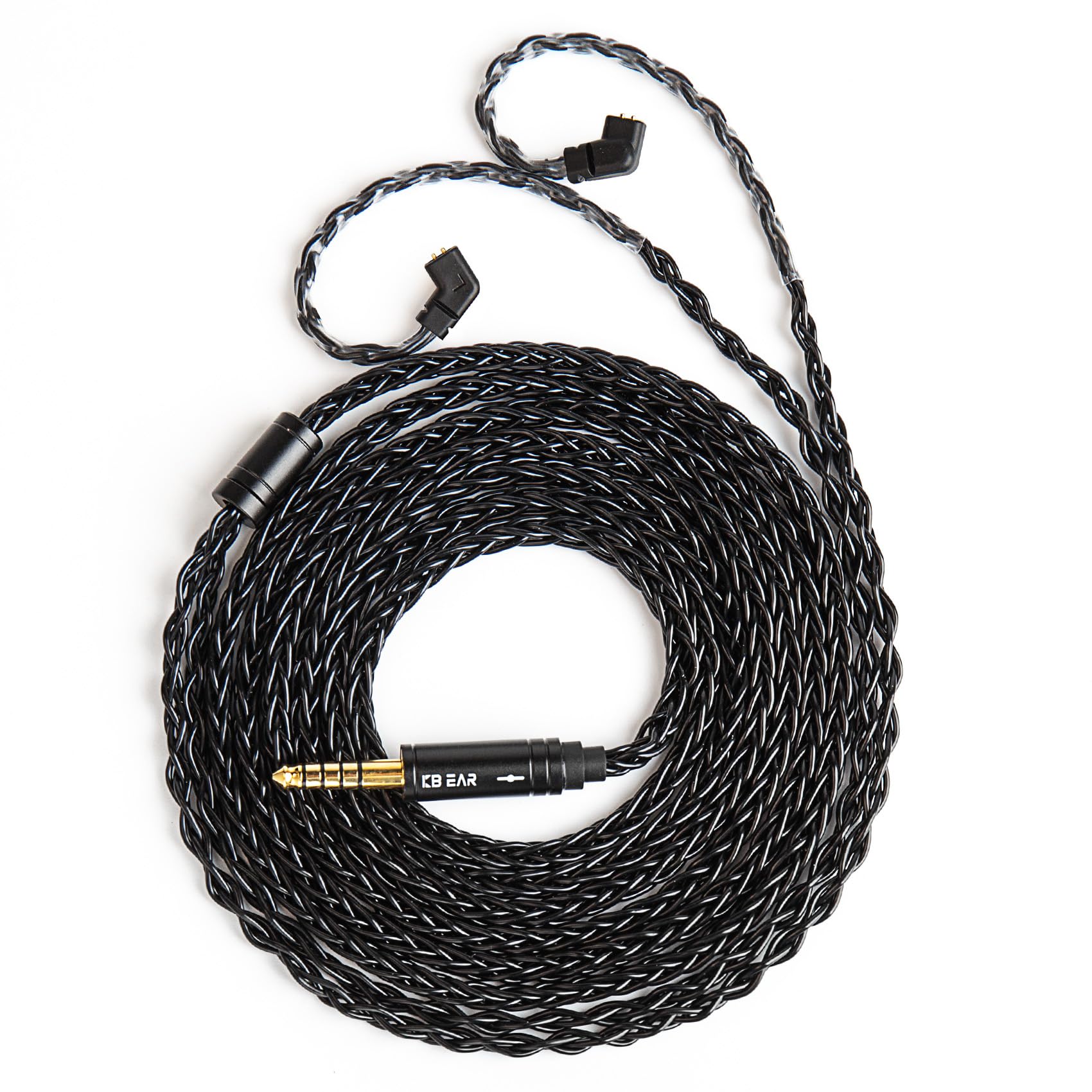 KBEAR ST16 Plus Long IEMs Earphone Cable with QDC-Type Pin for KZ ZSN/ZSN PRO /EDX PRO/ZS10 PRO/ZSN PRO X/ZS12 PRO X/ZSX/ZAS/ZVX/AS16/ZAR/DQS/ASX/D-Fi/Castor/PR2/PR3/ZEX CCA CRA/C12/C10PRO (QDC 3.5MM)