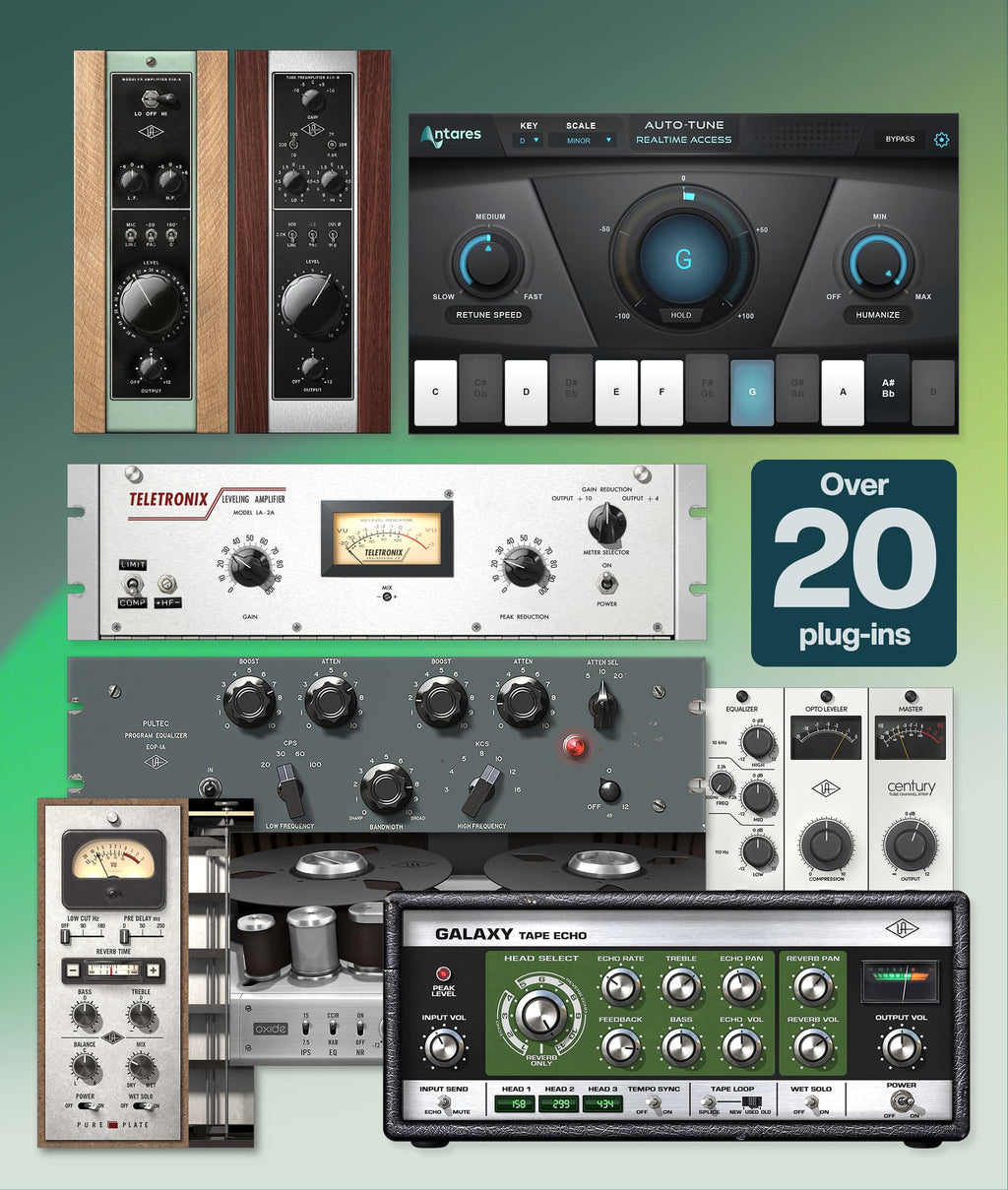 Universal Audio Apollo Twin X DUO Gen 2 Essentials + Edition Thunderbolt 3 Audio Interface