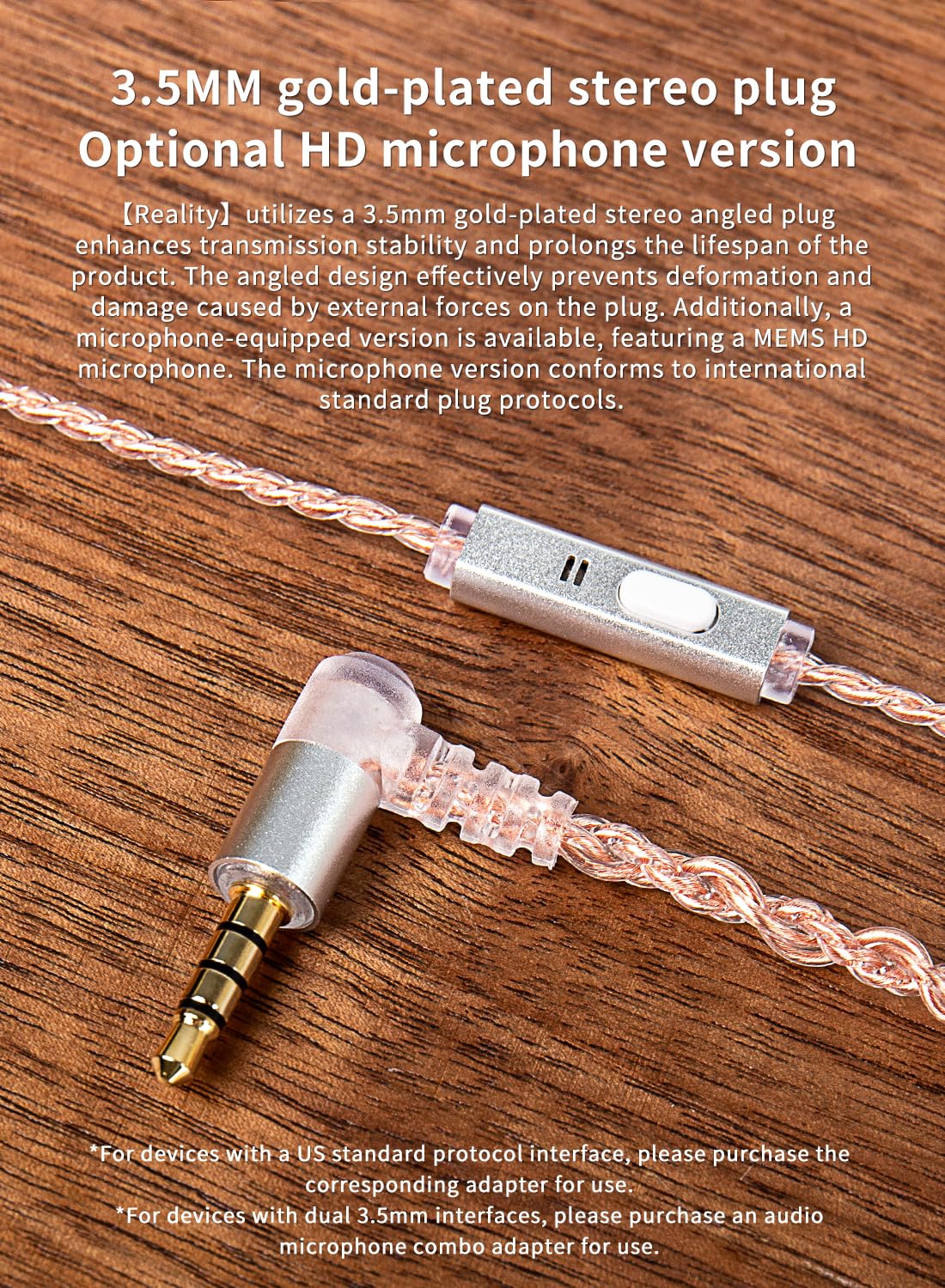 KZ CCA 2PIN IEM Earphone Cable, 4 Core High-Purity Copper Twisted IEMs Replacement Cable, Earbud Headphone Replacement Copper Extension Cable for KZ ZST ZSTX EDX ES4 AS10 CCA C10 C16 TRN V80 V90