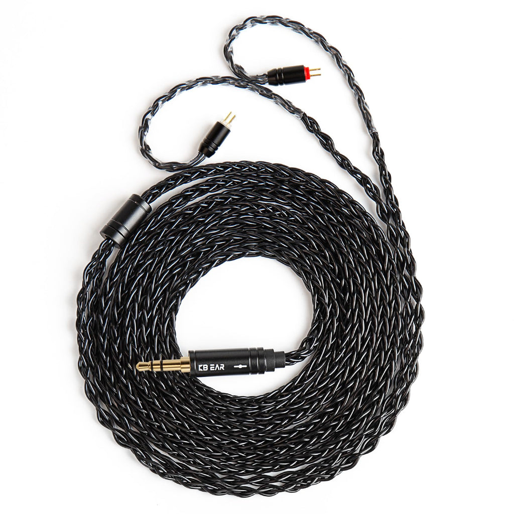 KBEAR ST16 Plus Long IEMs Earphone Cable with QDC-Type Pin for KZ ZSN/ZSN PRO /EDX PRO/ZS10 PRO/ZSN PRO X/ZS12 PRO X/ZSX/ZAS/ZVX/AS16/ZAR/DQS/ASX/D-Fi/Castor/PR2/PR3/ZEX CCA CRA/C12/C10PRO (QDC 3.5MM)