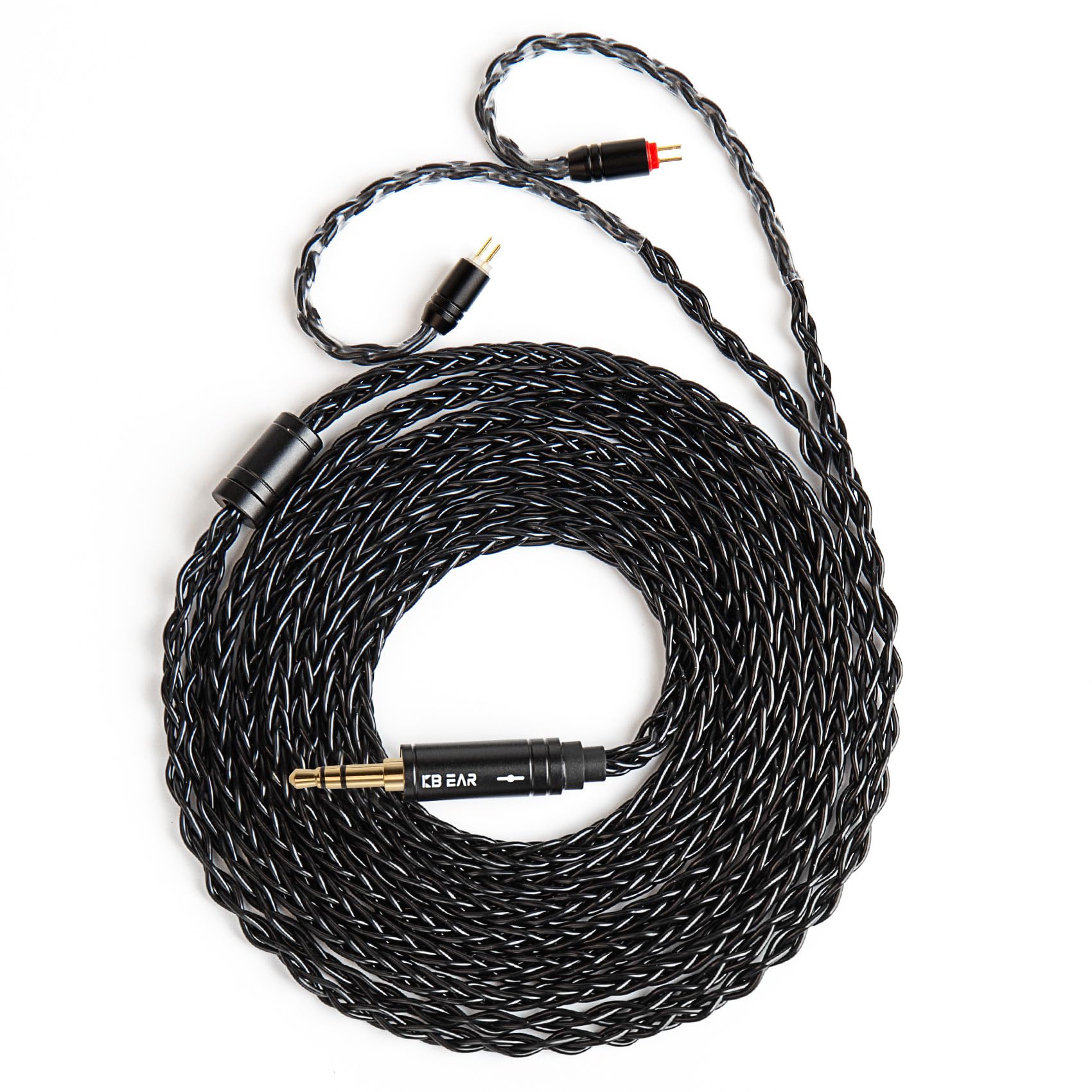 KBEAR ST16 Plus Long IEMs Earphone Cable with QDC-Type Pin for KZ ZSN/ZSN PRO /EDX PRO/ZS10 PRO/ZSN PRO X/ZS12 PRO X/ZSX/ZAS/ZVX/AS16/ZAR/DQS/ASX/D-Fi/Castor/PR2/PR3/ZEX CCA CRA/C12/C10PRO (QDC 3.5MM)