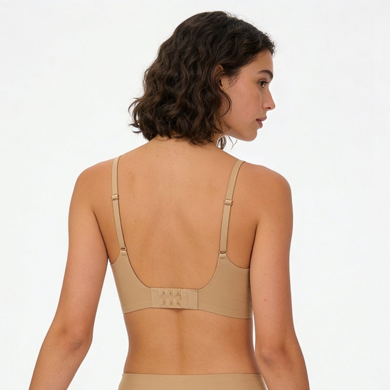 V-neck Lace Seamless Comfortable Bra