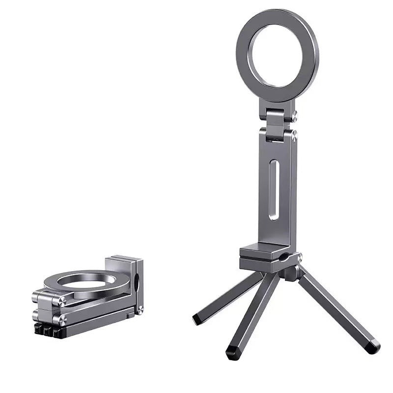 Portable Clip-on Rotating Folding Travel Magnetic Phone Holder