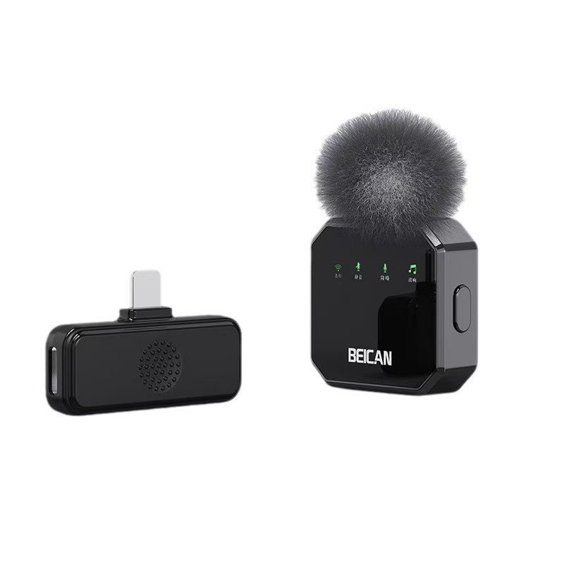 Wireless Microphone Lapel Microphone Recording Device Clip-on Mobile Phone Video Recording Broadcast