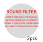Round filter2pcs
