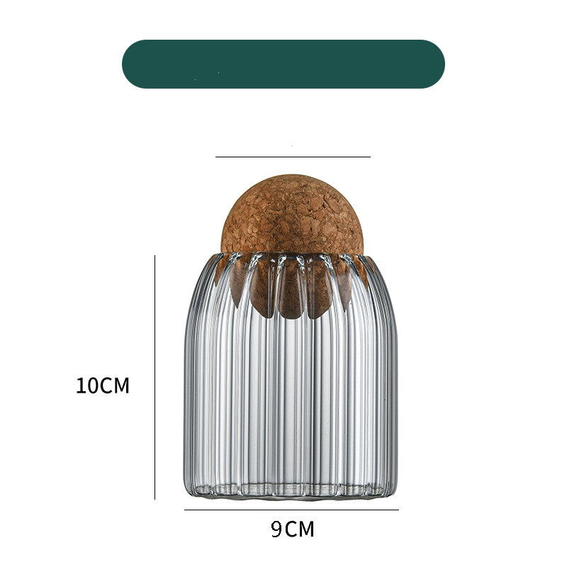 Cork Sealed Display Glass Bottle